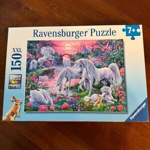 Ravensburger Unicorns in Sunset Glow - 150 Piece Jigsaw Puzzle for Kids | Age 7+